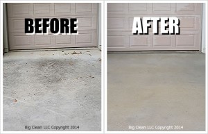 Our driveway cleaning service, benefits of pressure washing concrete
